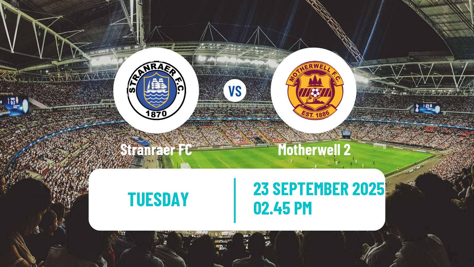 Football Scottish Challenge Cup Stranraer - Motherwell 2