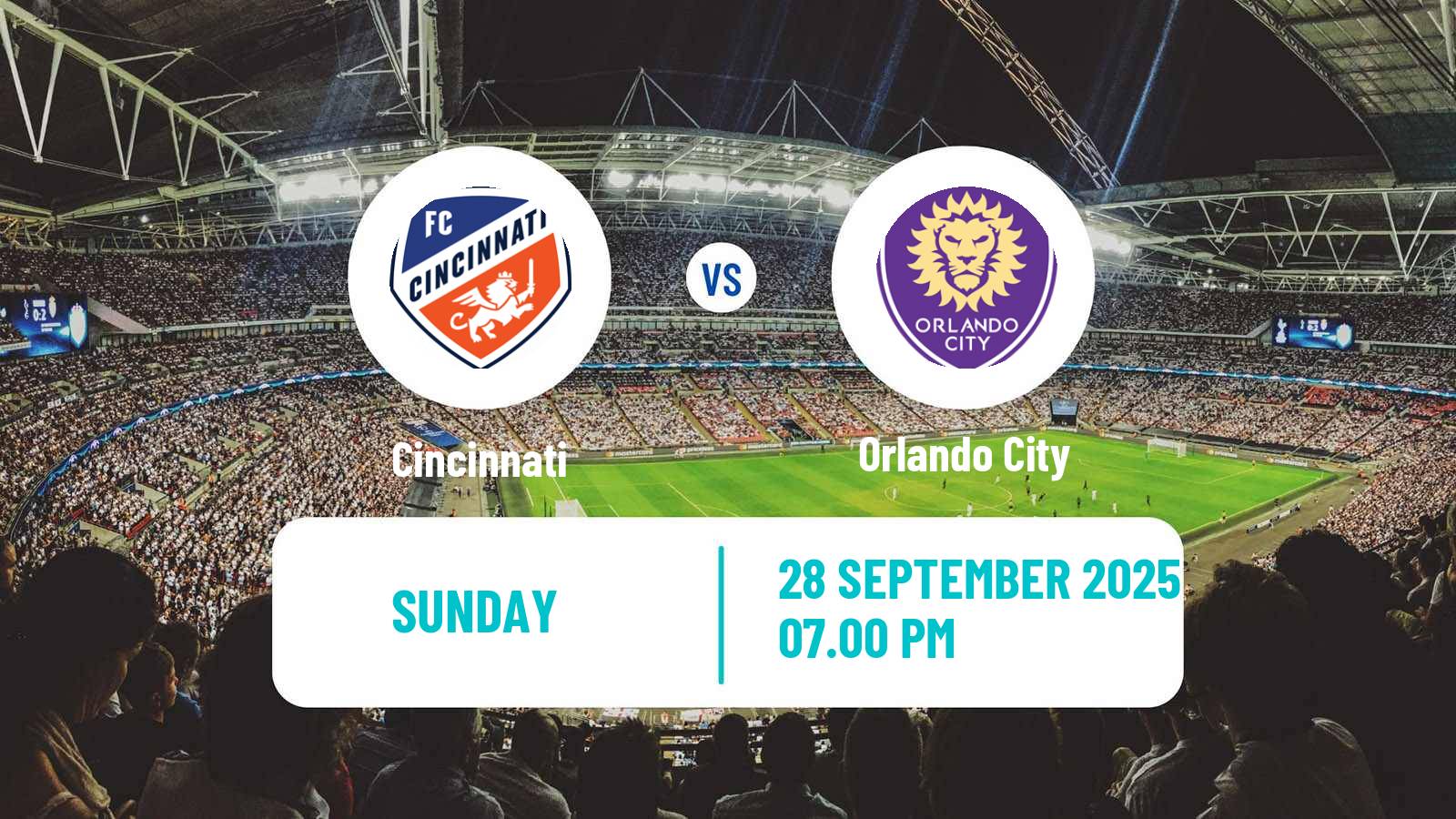 Football MLS Cincinnati - Orlando City