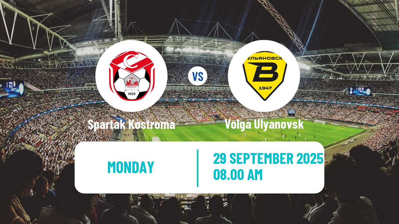Football Russian FNL Spartak Kostroma - Volga Ulyanovsk