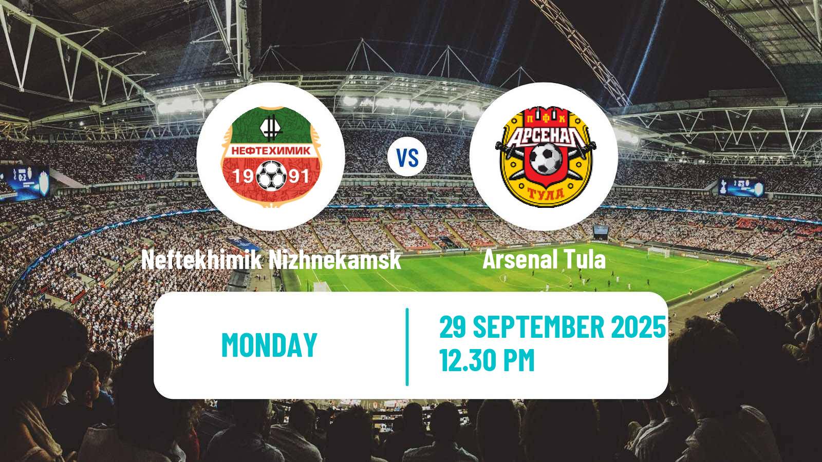 Football Russian FNL Neftekhimik Nizhnekamsk - Arsenal Tula