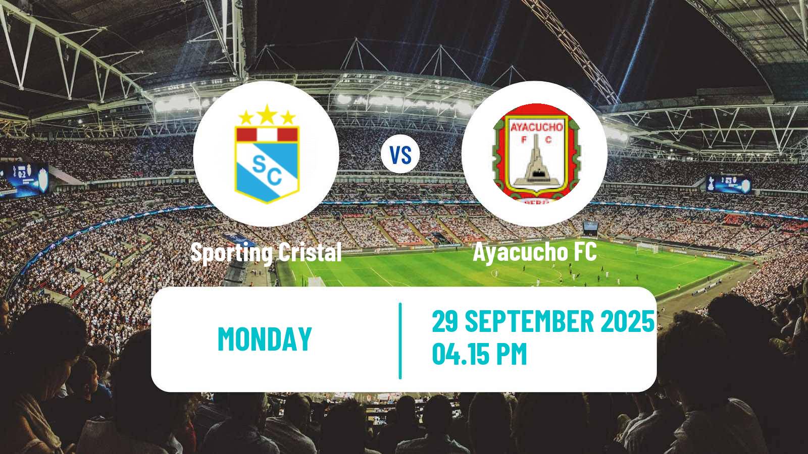 Football Peruvian Liga 1 Sporting Cristal - Ayacucho