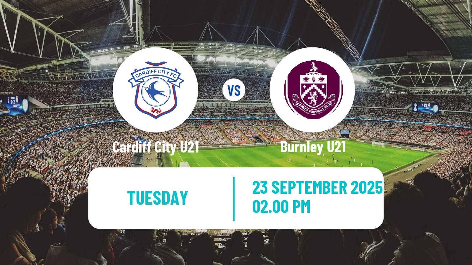Football English Premier League Cup Cardiff City U21 - Burnley U21