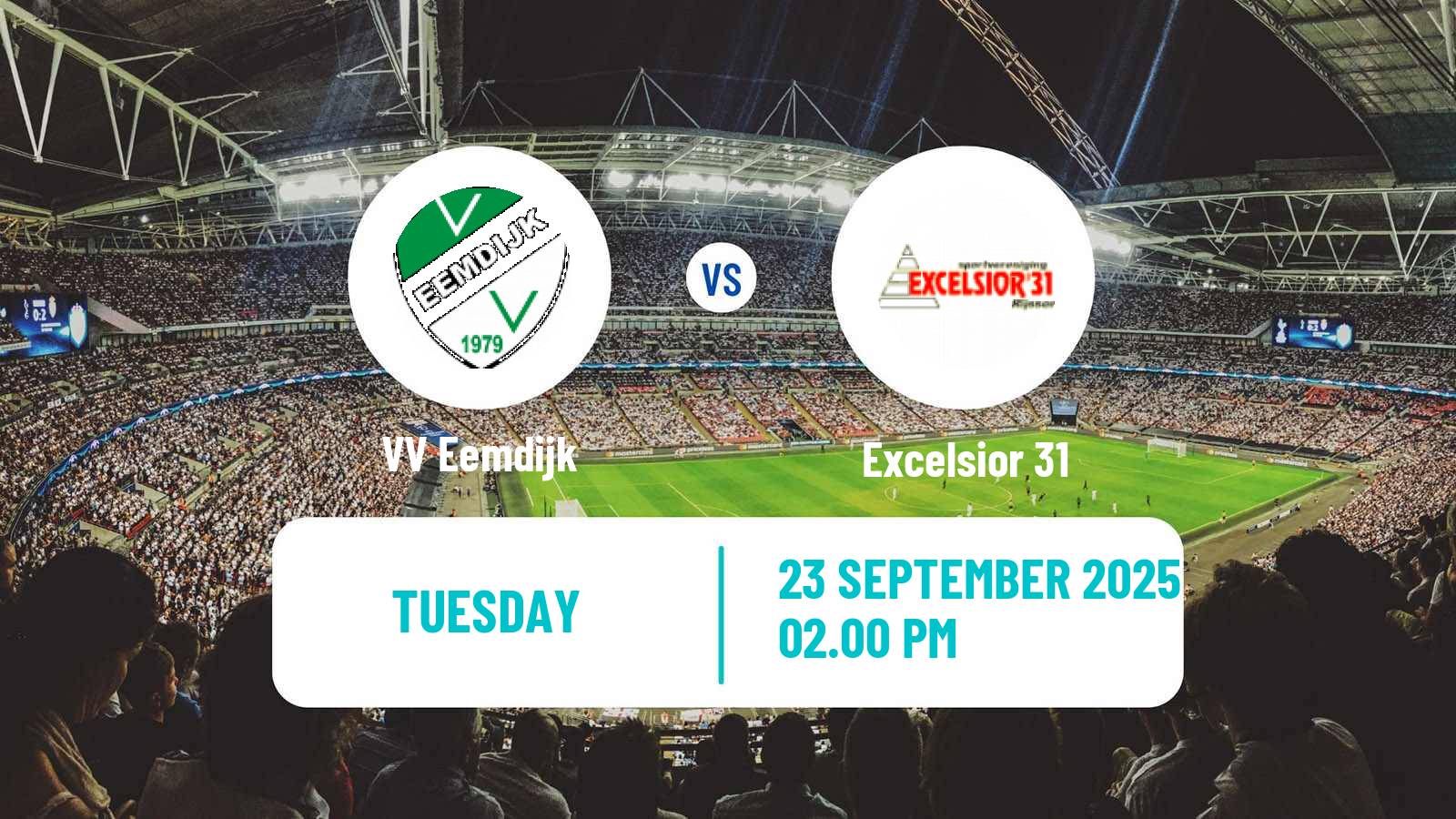Football Dutch KNVB Beker Eemdijk - Excelsior 31