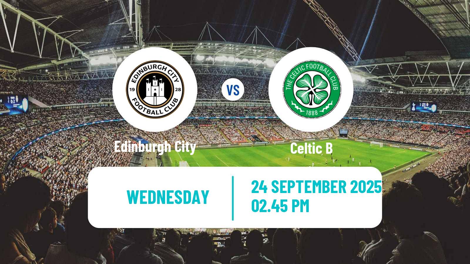 Football Scottish Challenge Cup Edinburgh City - Celtic B