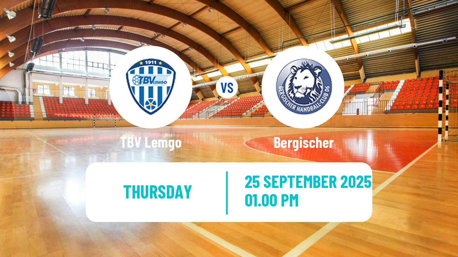 Handball German Bundesliga Handball TBV Lemgo - Bergischer