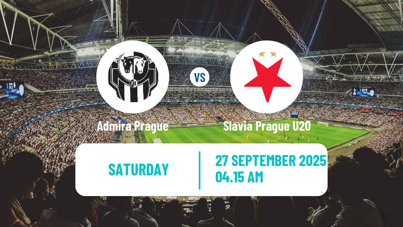 Football Czech CFL Group A Admira Prague - Slavia Prague U20