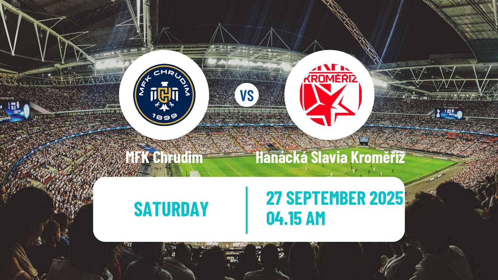 Football Czech Division 2 Chrudim - Hanácká Slavia Kroměříž