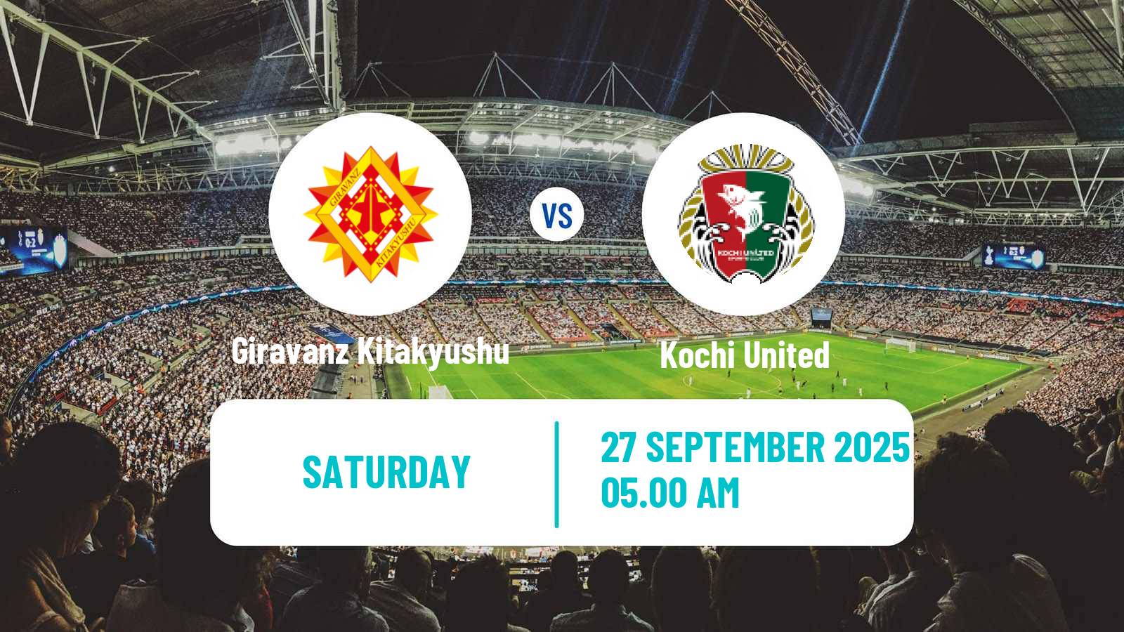 Football Japan J3 League Giravanz Kitakyushu - Kochi United