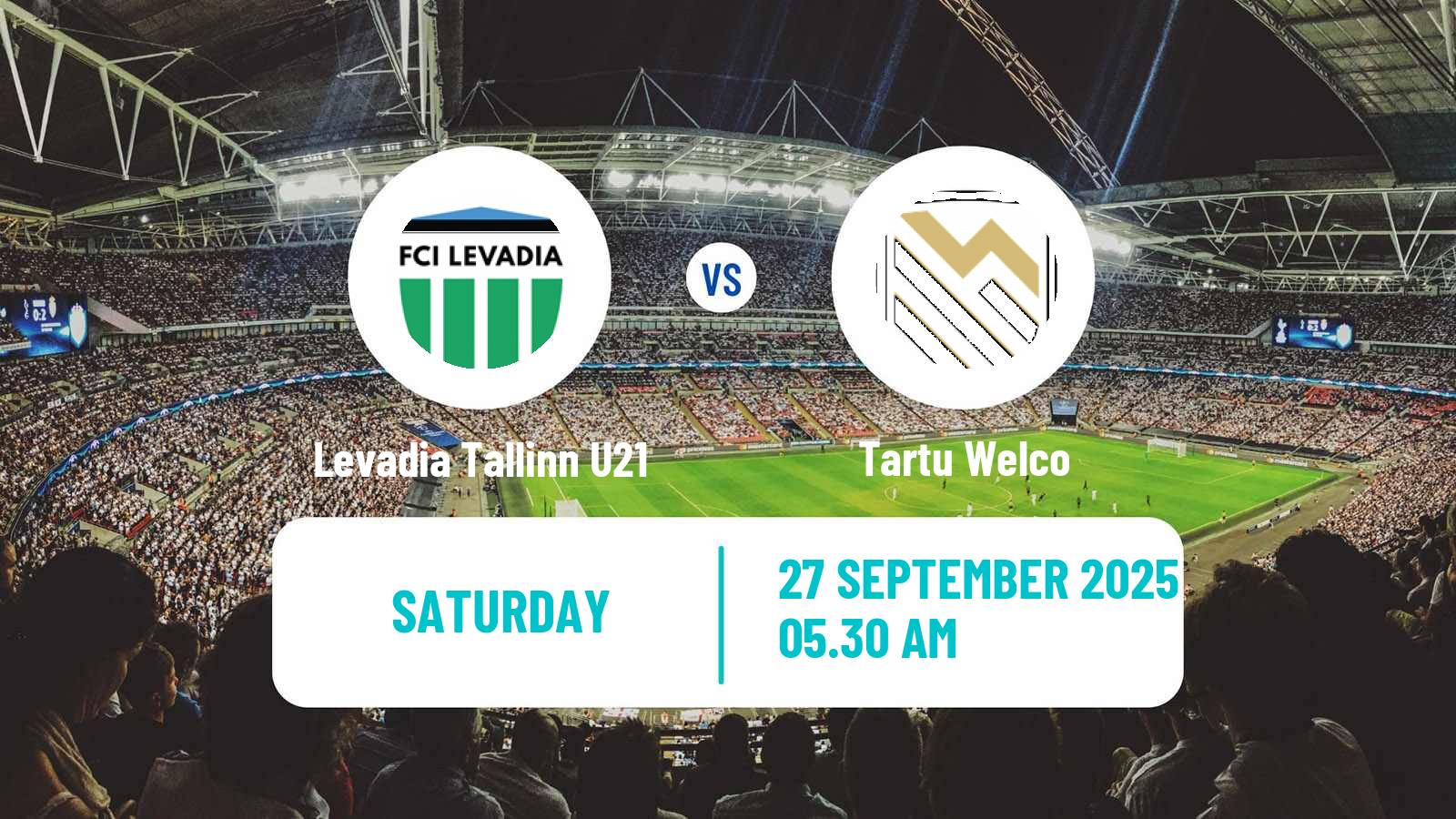 Football Estonian Esiliiga Levadia Tallinn U21 - Tartu Welco