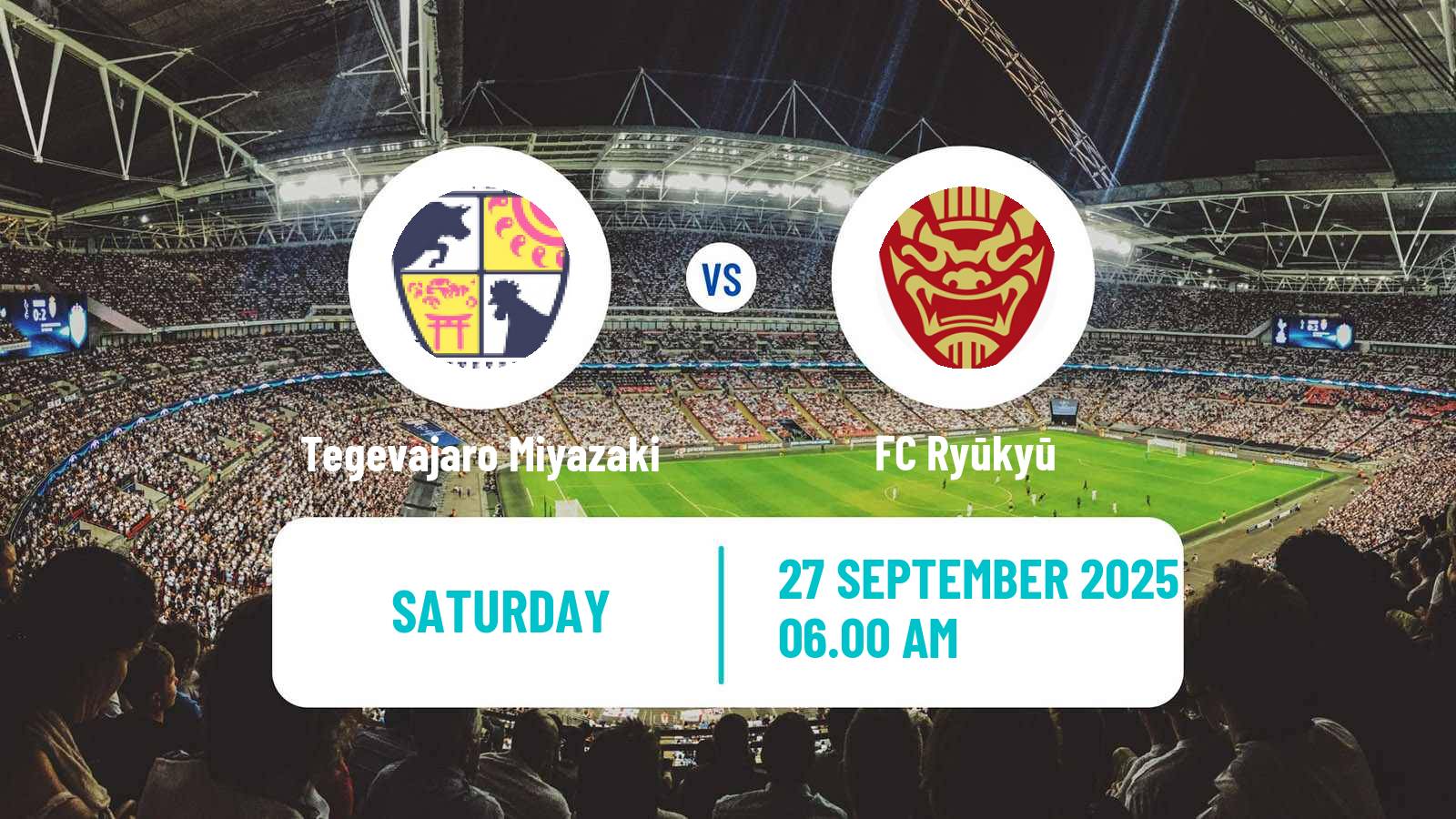 Football Japan J3 League Tegevajaro Miyazaki - Ryūkyū