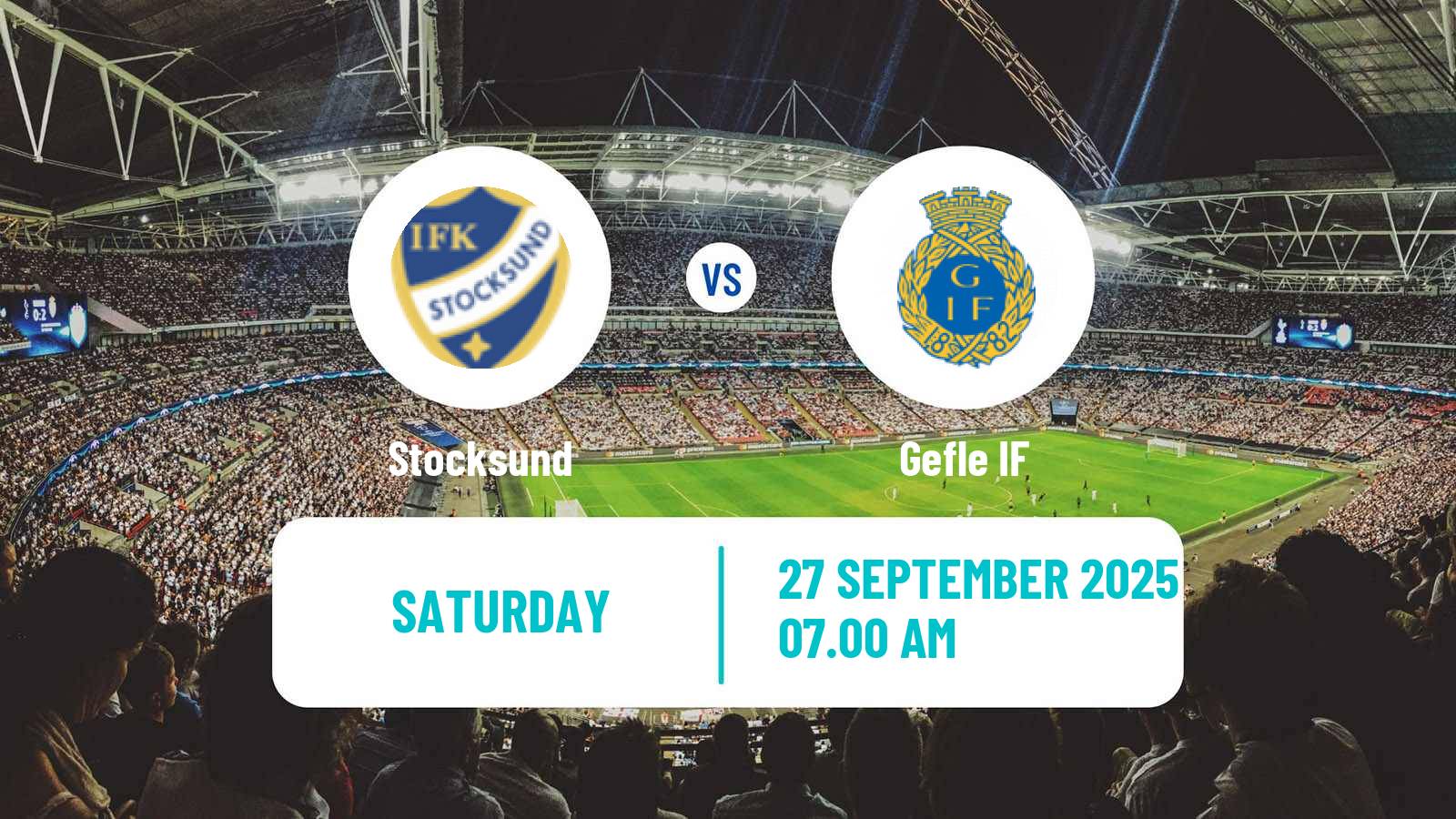 Football Swedish Division 1 Norra Stocksund - Gefle