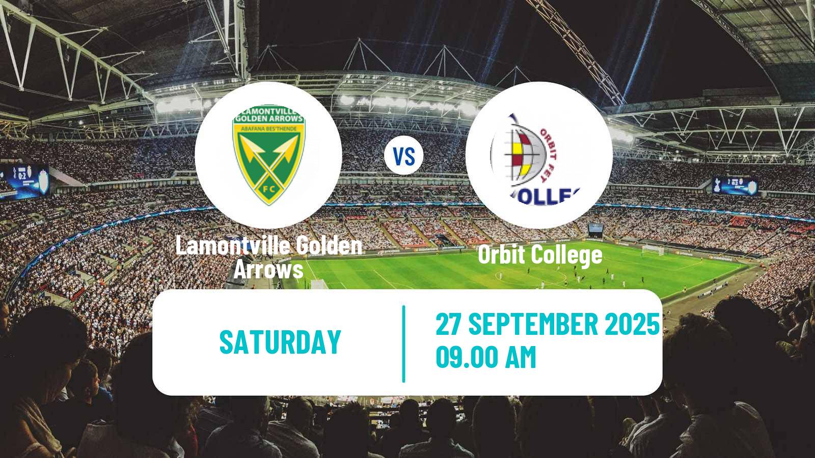 Football South African Premier Soccer League Lamontville Golden Arrows - Orbit College