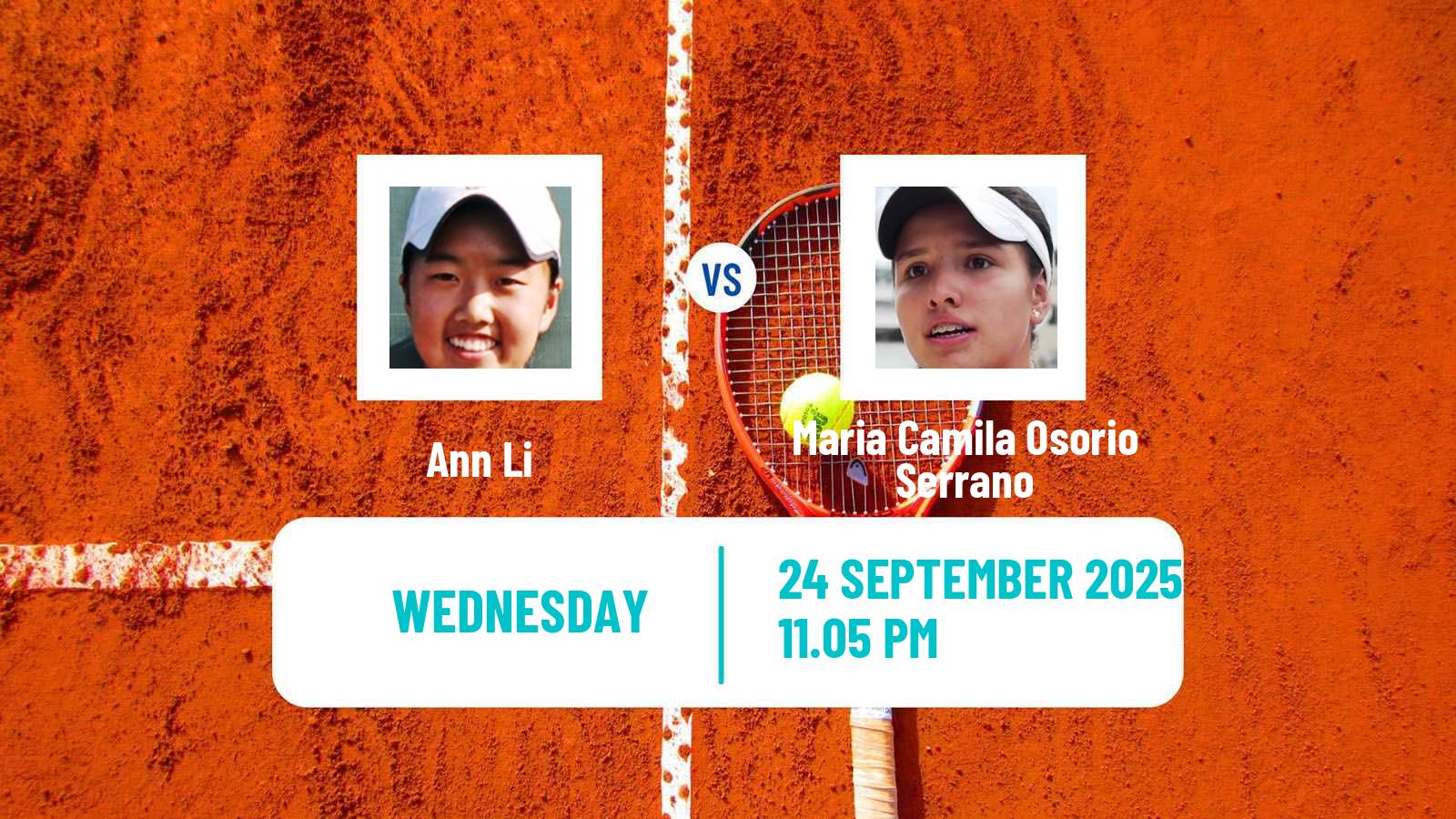 Tennis WTA Beijing Ann Li - Maria Camila Osorio Serrano