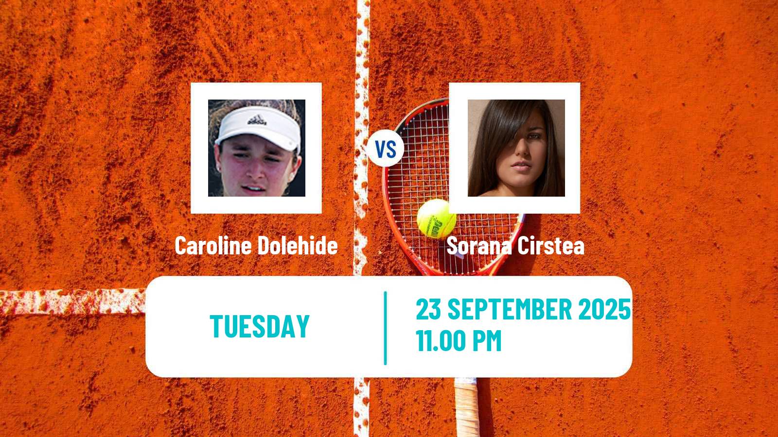 Tennis WTA Beijing Caroline Dolehide - Sorana Cirstea