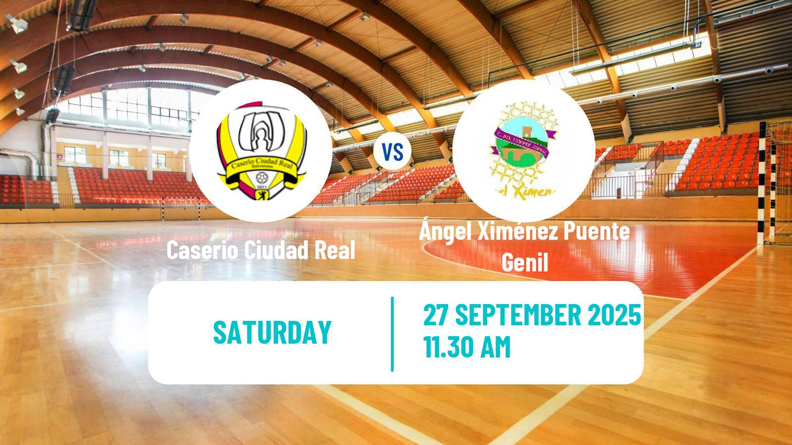 Handball Spanish Liga ASOBAL Caserio Ciudad Real - Ángel Ximénez Puente Genil