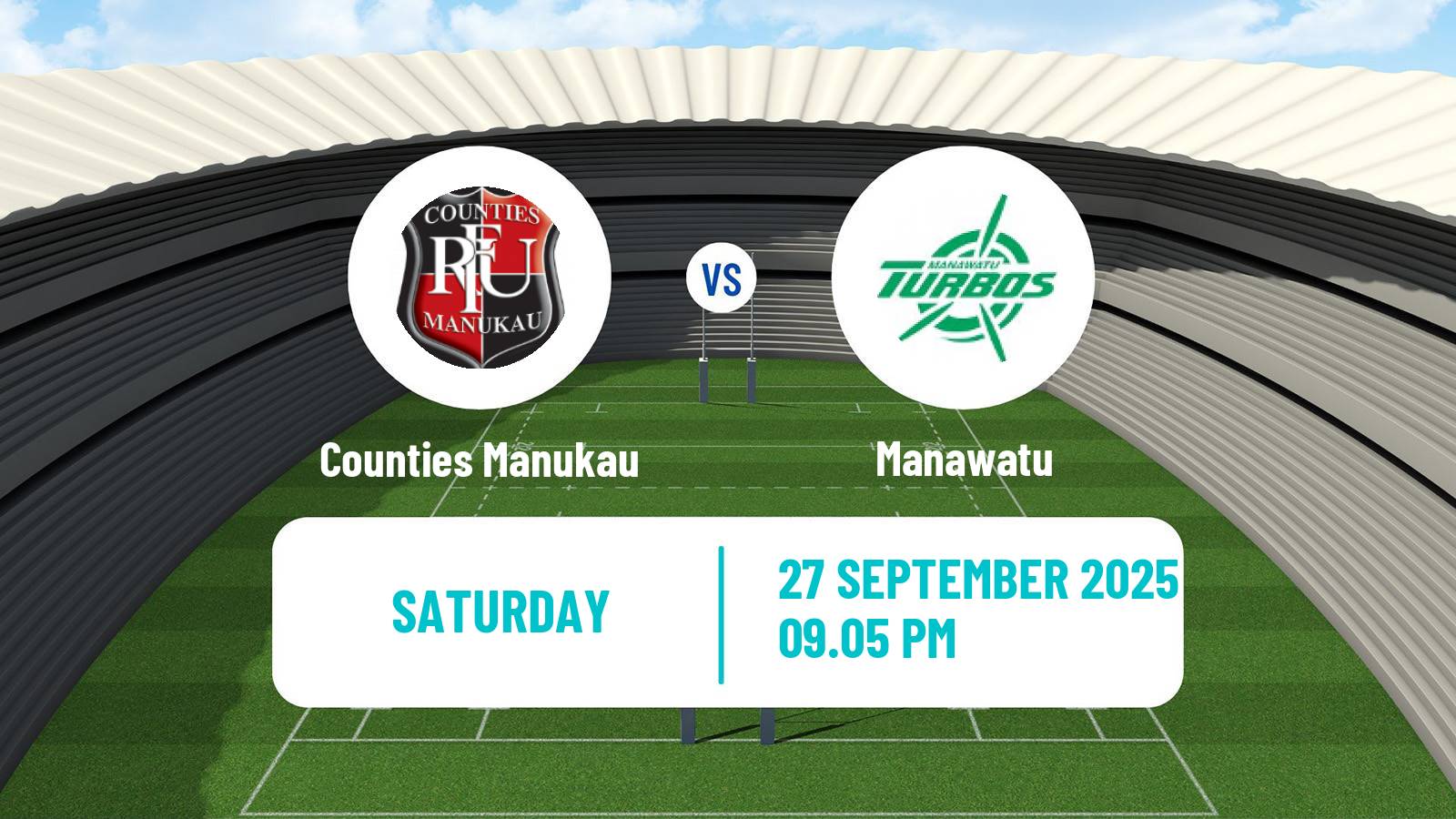 Rugby union New Zealand Bunnings NPC Counties Manukau - Manawatu