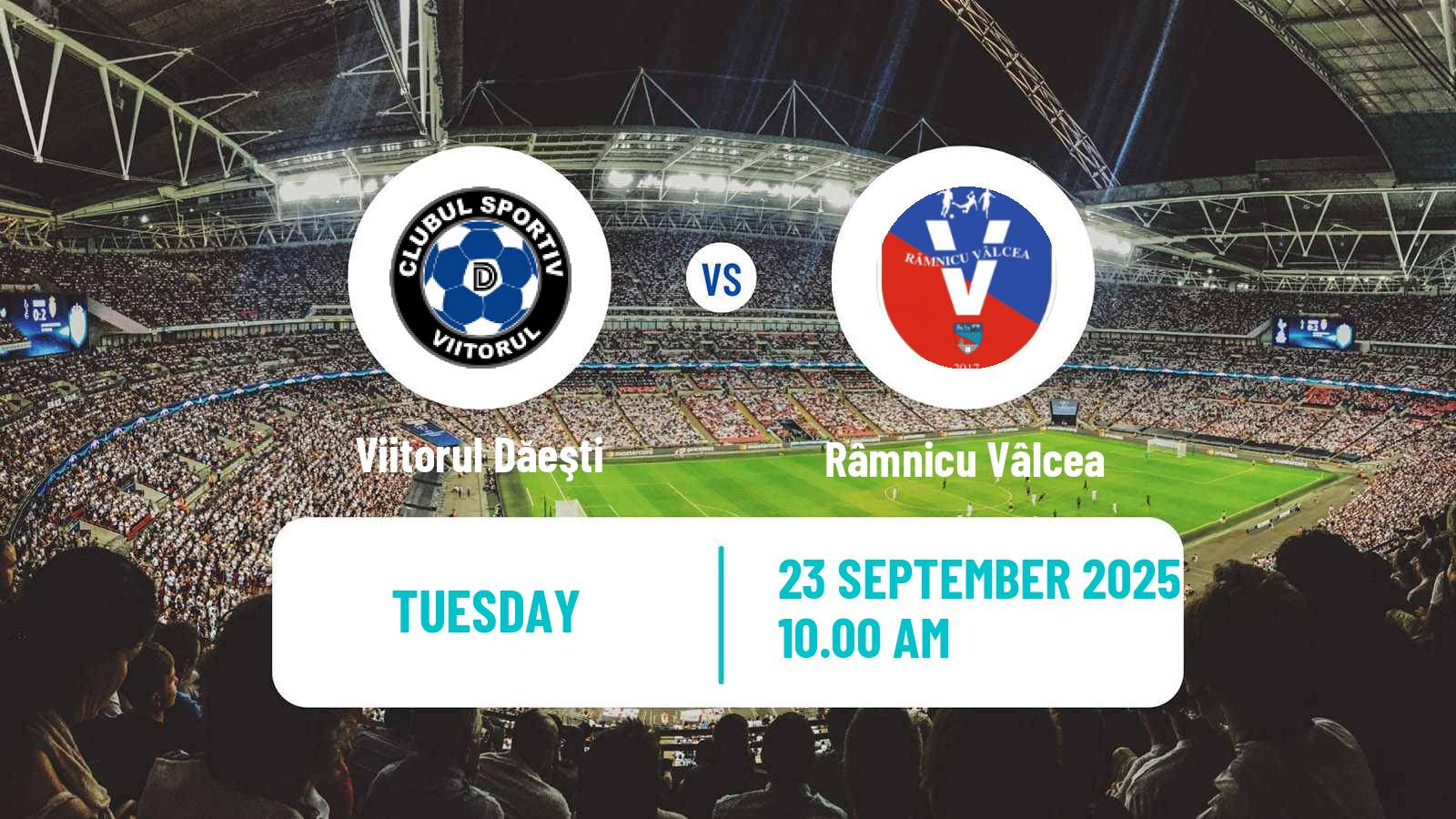 Football Romanian Liga 3 - Seria 6 Viitorul Dăeşti - Râmnicu Vâlcea