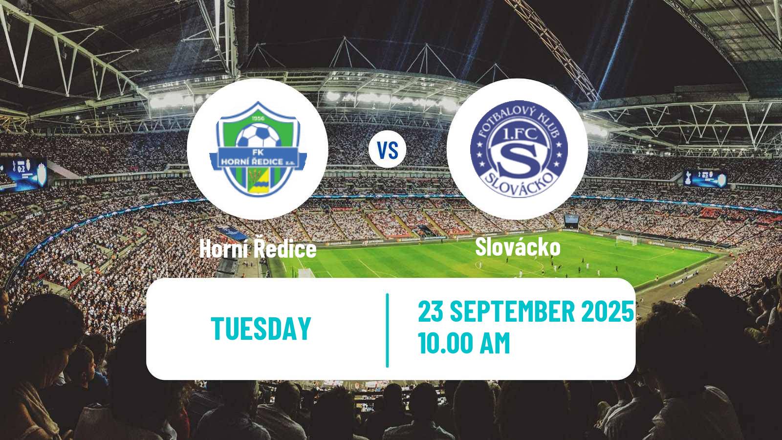 Football Czech Cup Horní Ředice - Slovácko