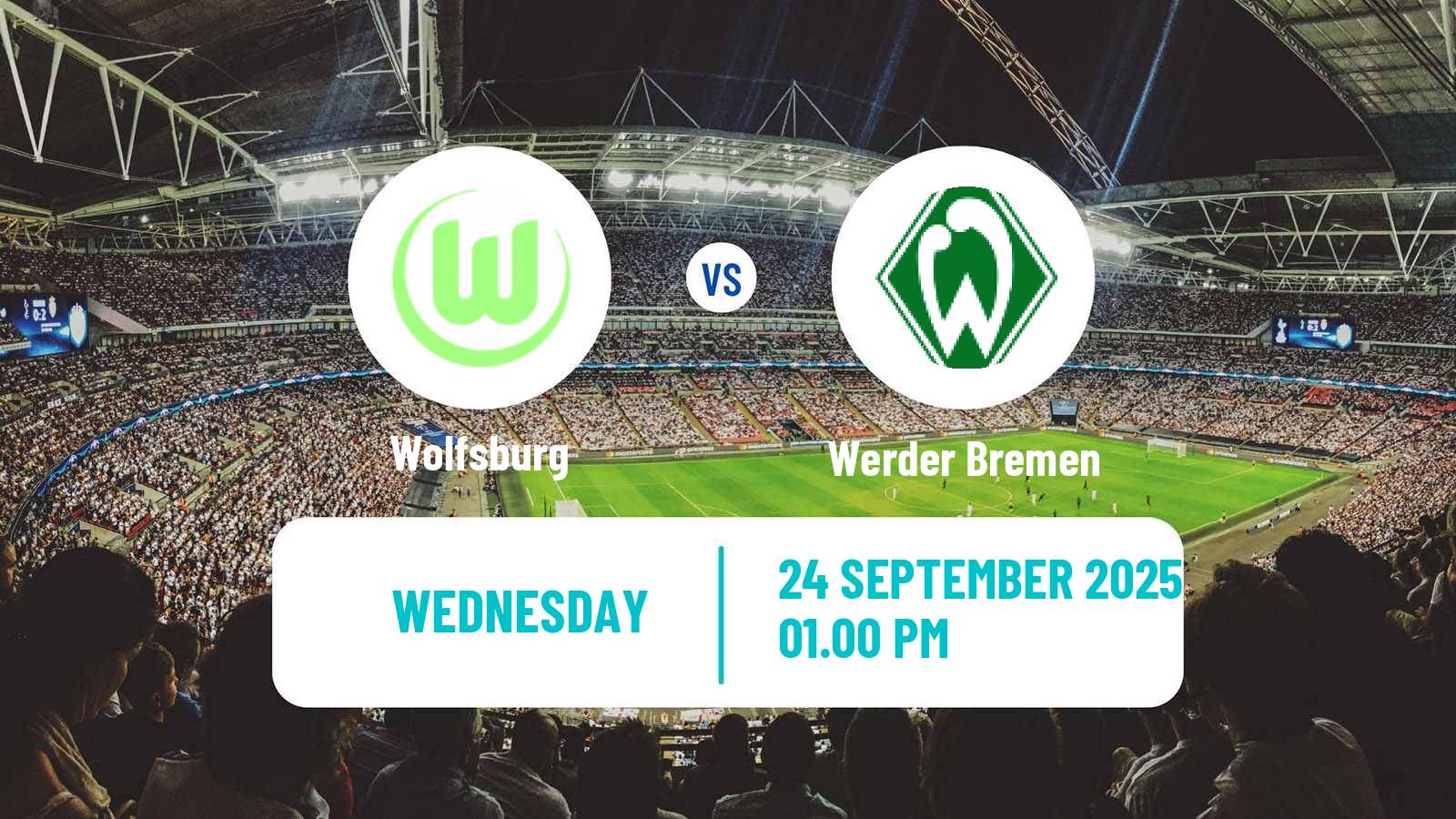 Football German Bundesliga Women Wolfsburg - Werder Bremen