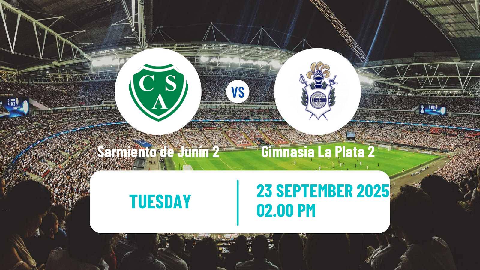 Football Argentinian Reserve League Sarmiento de Junín 2 - Gimnasia La Plata 2