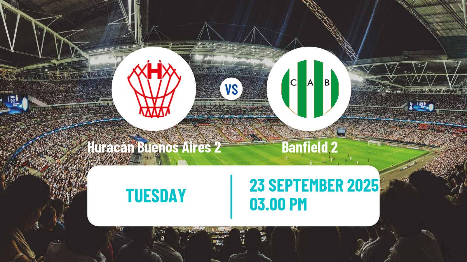 Football Argentinian Reserve League Huracán Buenos Aires 2 - Banfield 2