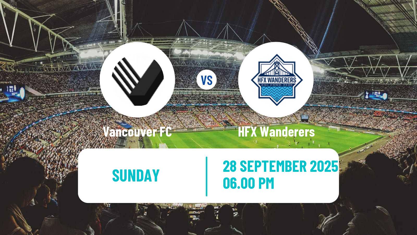 Football Canadian Premier League Vancouver FC - HFX Wanderers