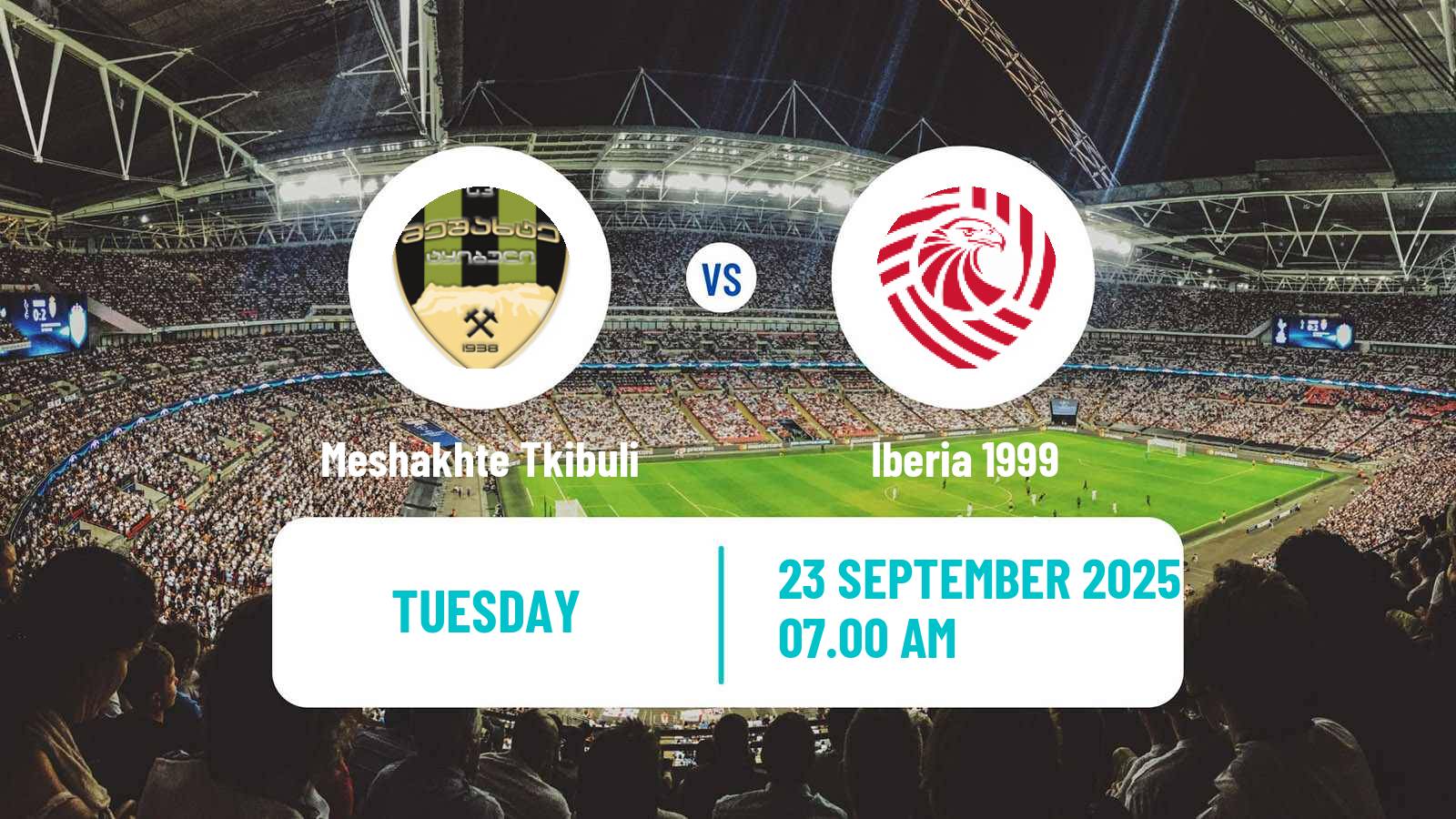 Football Georgian Cup Meshakhte Tkibuli - Iberia 1999