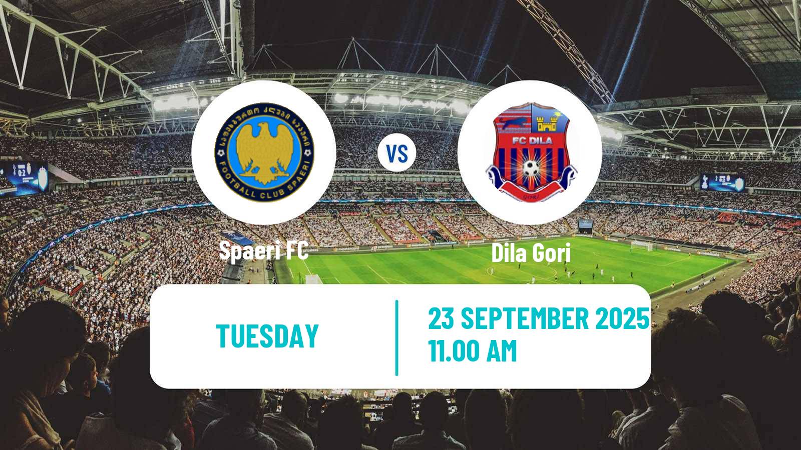 Football Georgian Cup Spaeri - Dila Gori