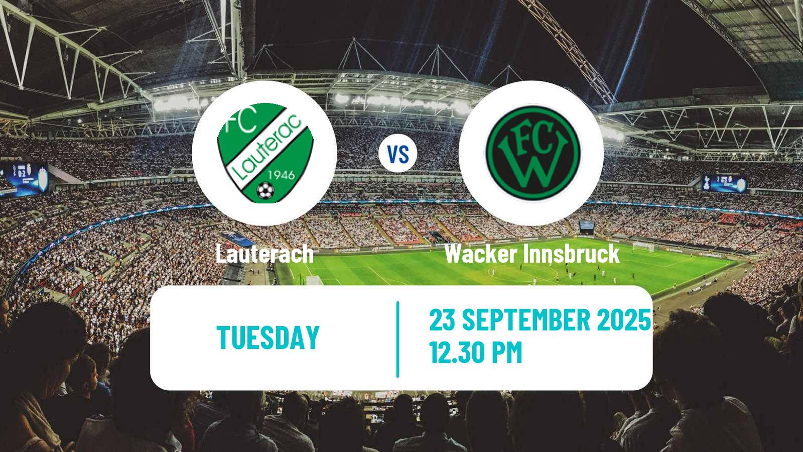 Football Austrian Regionalliga West Lauterach - Wacker Innsbruck