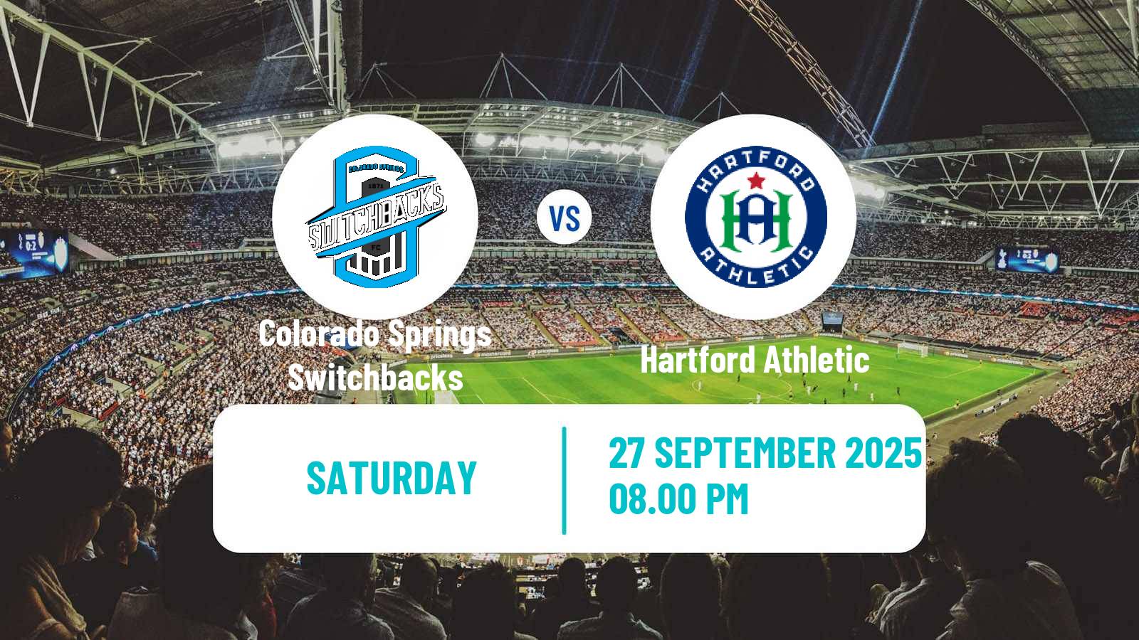 Football USL Championship Colorado Springs Switchbacks - Hartford Athletic