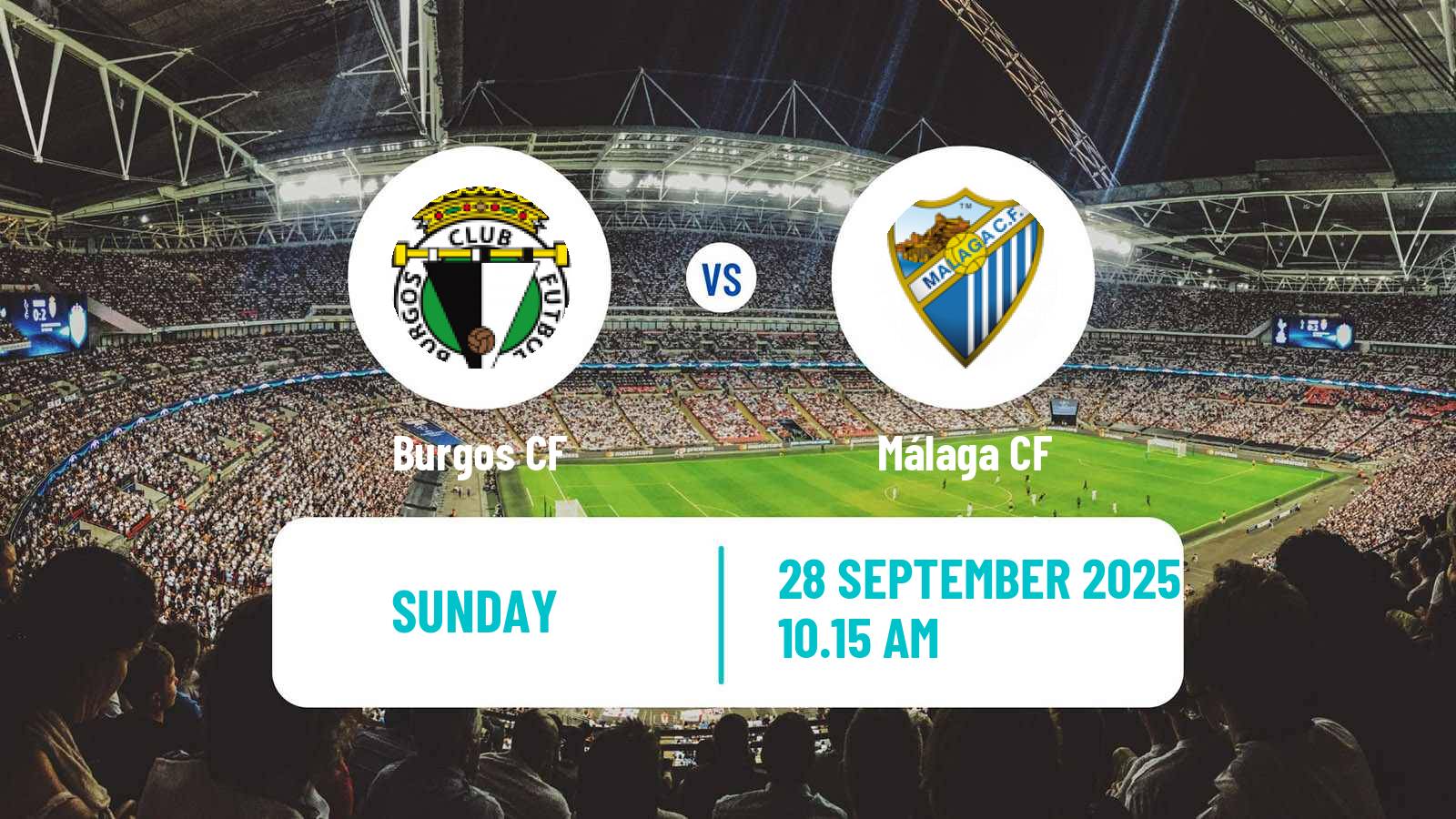 Football Spanish LaLiga2 Burgos - Málaga