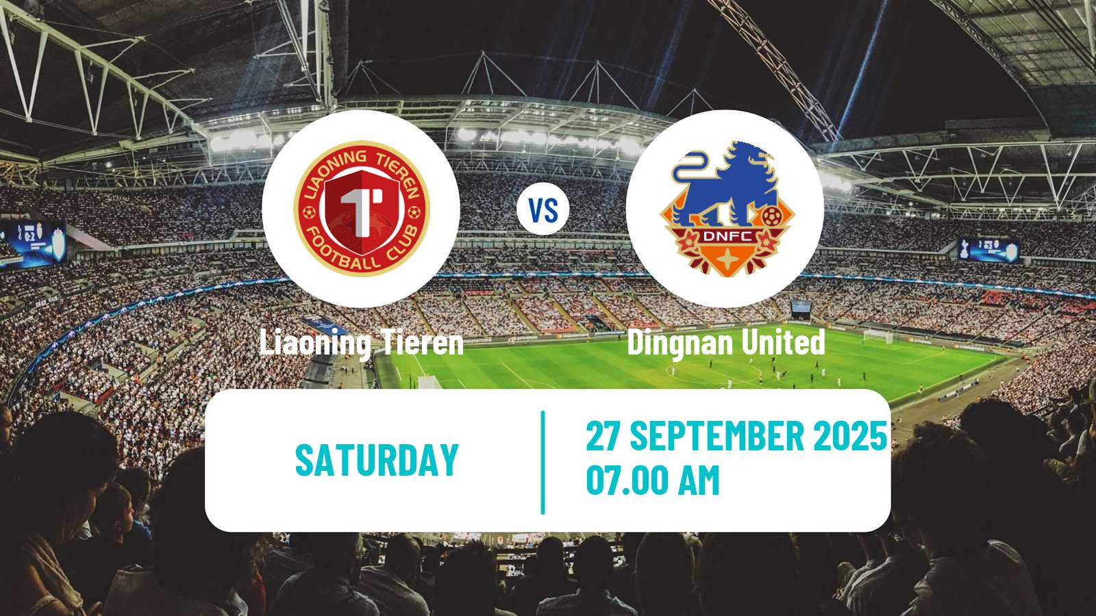 Football Chinese Jia League Liaoning Tieren - Dingnan United