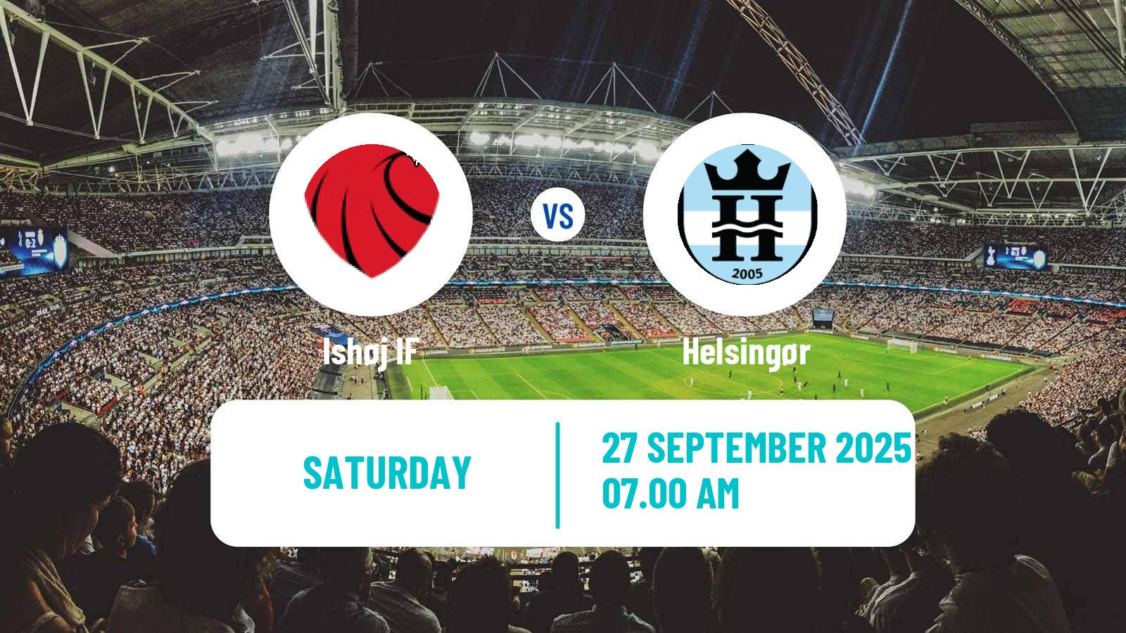 Football Danish 2 Division Ishøj IF - Helsingør
