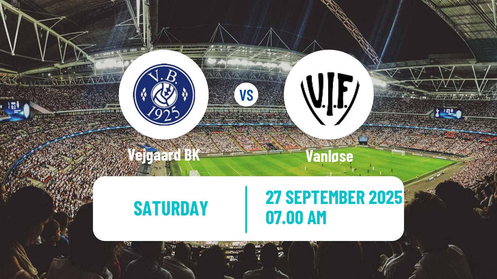 Football Danish 3 Division Vejgaard - Vanløse