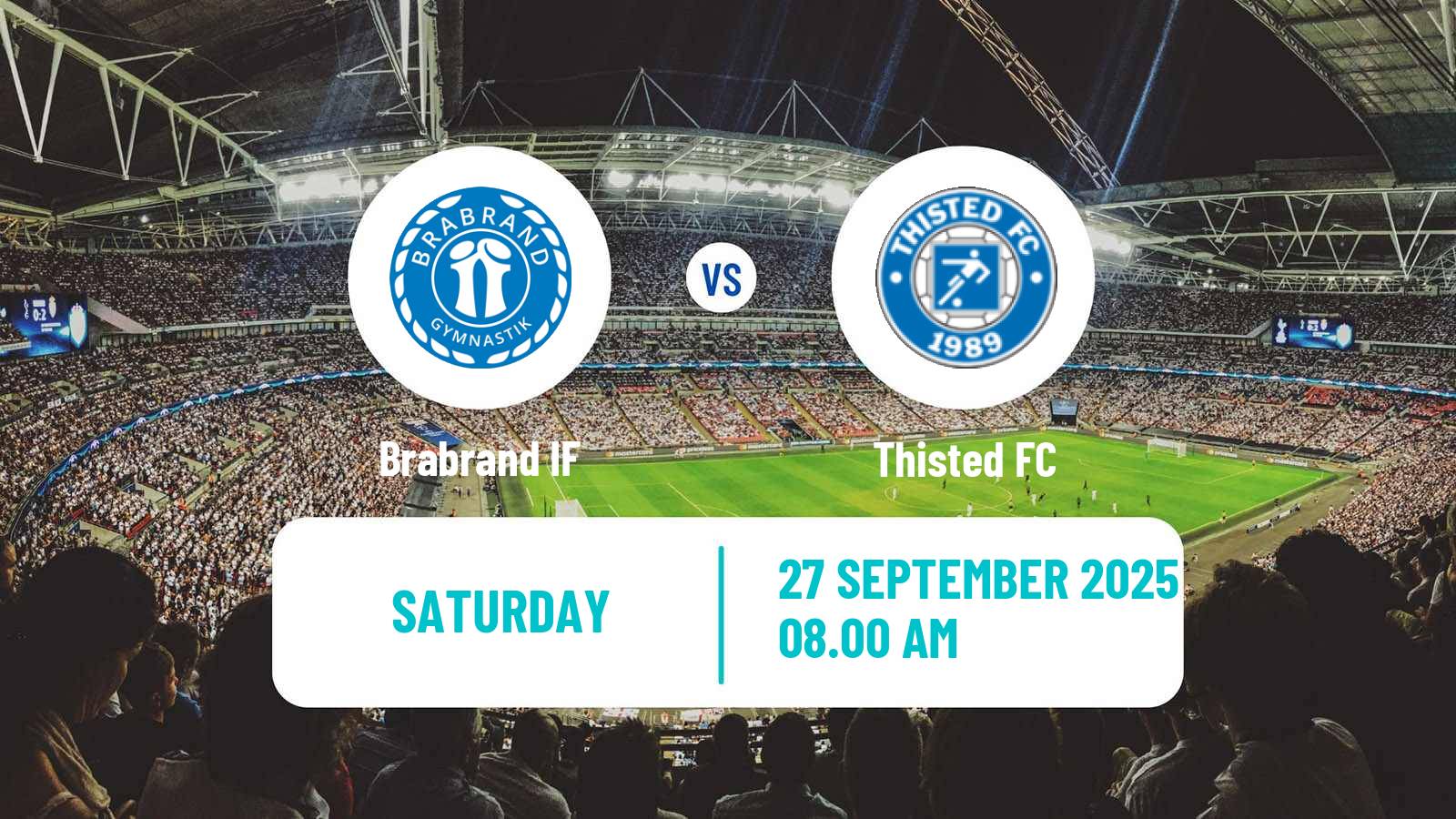 Football Danish 2 Division Brabrand - Thisted