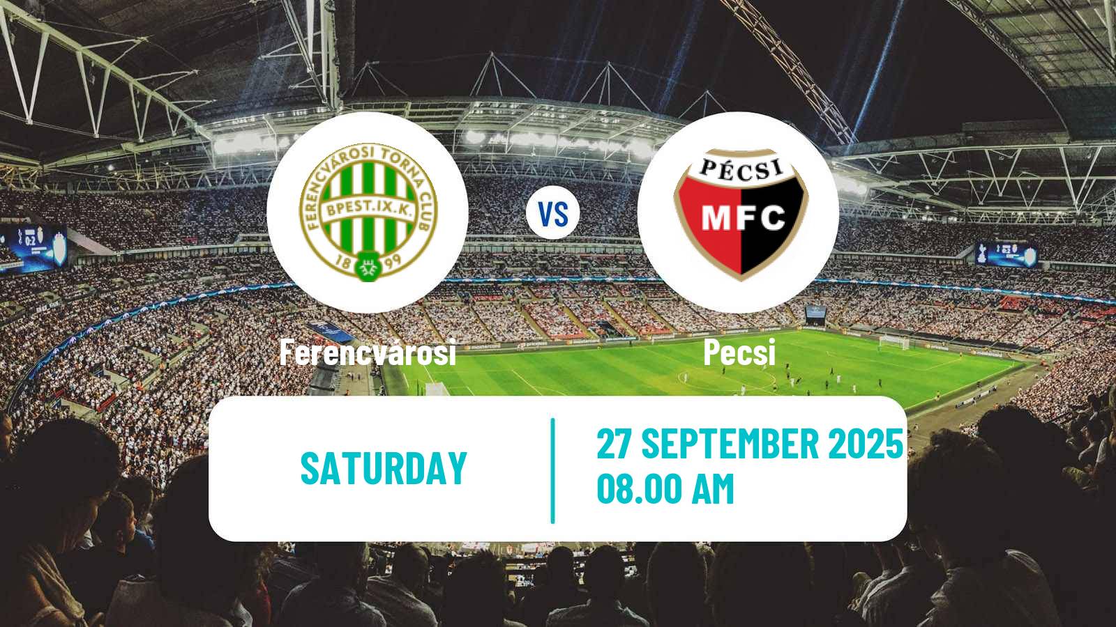 Football Hungarian NB I Women Ferencvárosi - Pecsi