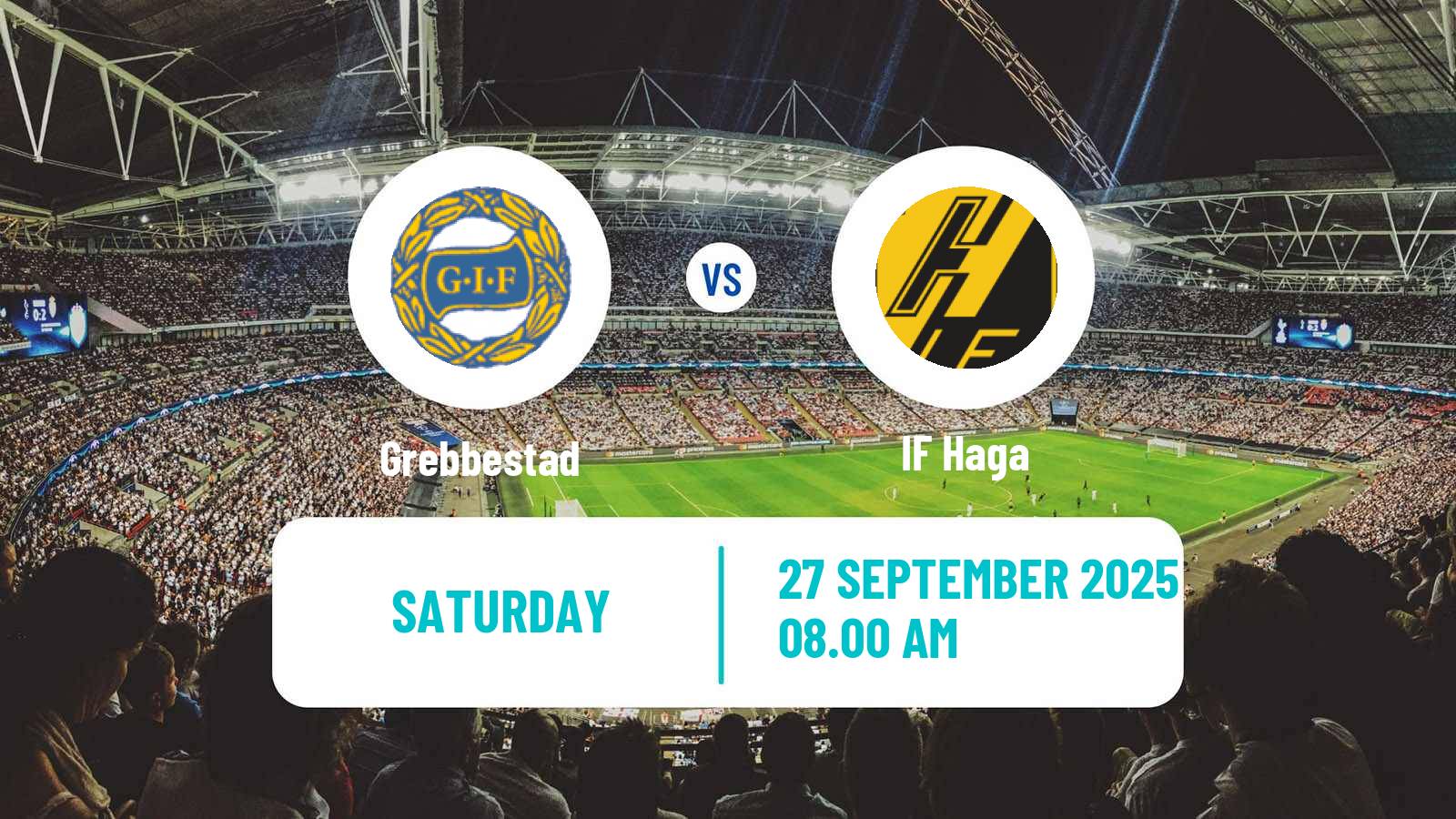 Football Swedish Division 2 - Norra Götaland Grebbestad - Haga