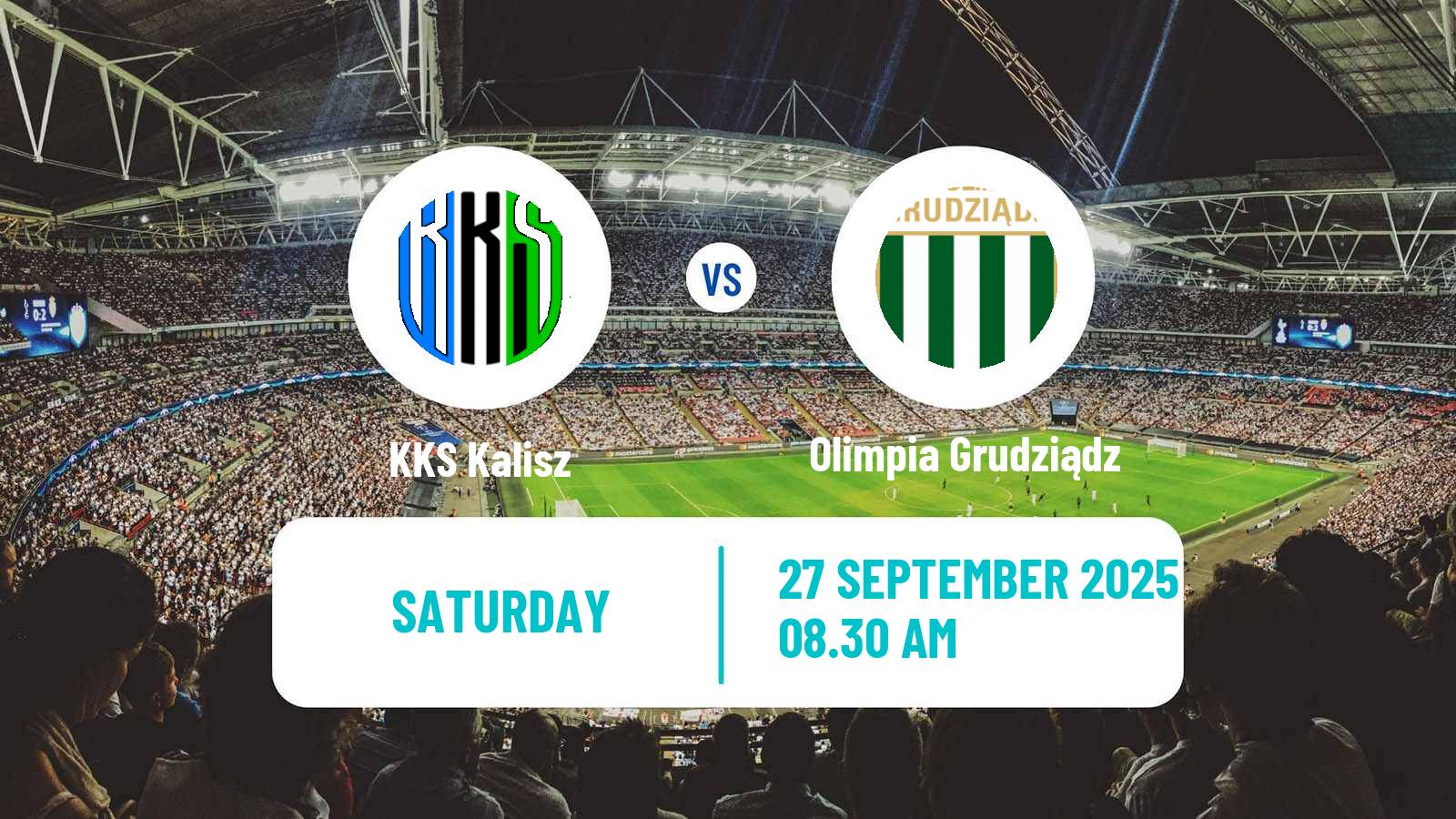 Football Polish Division 2 KKS Kalisz - Olimpia Grudziądz