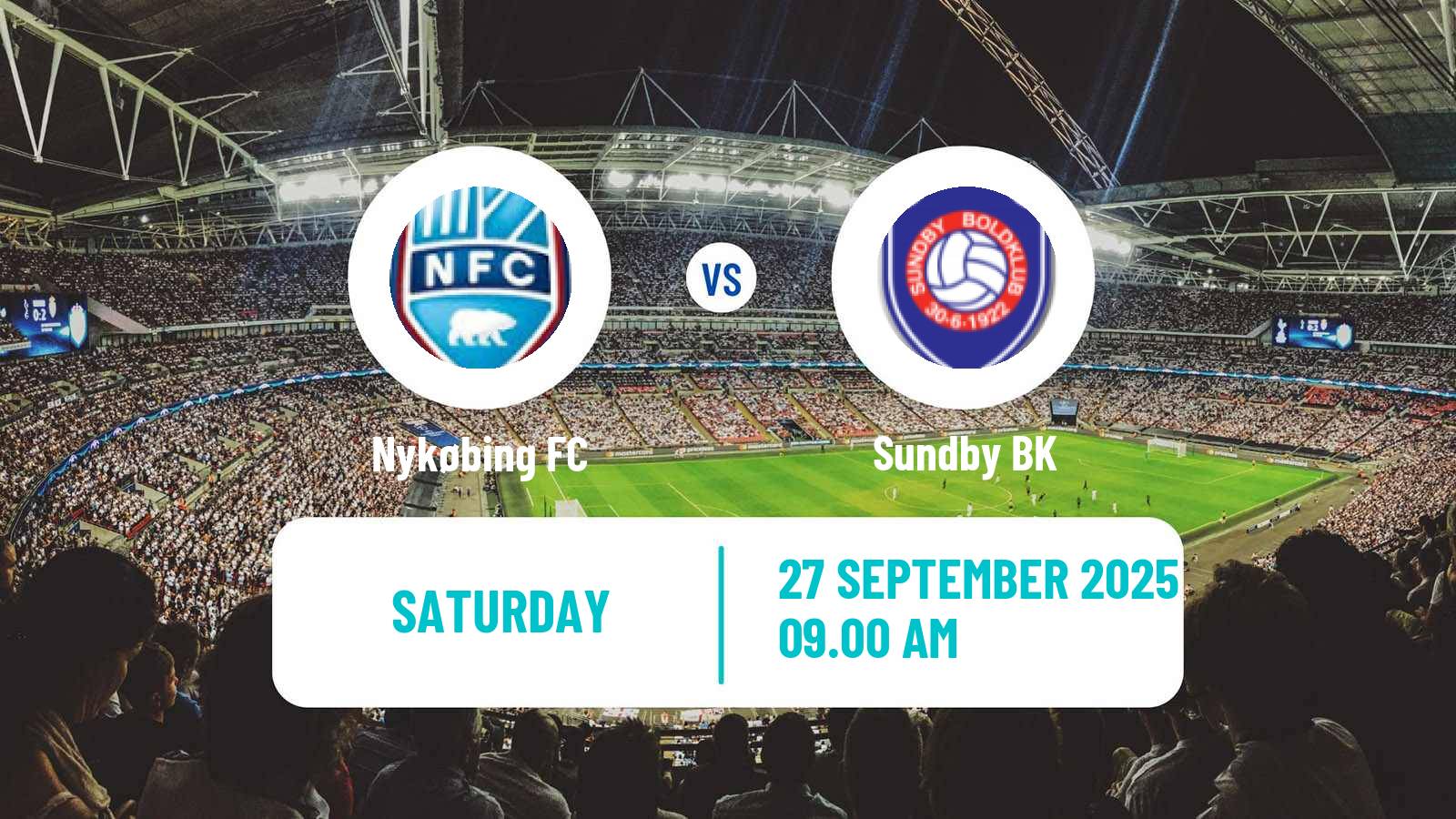 Football Danish 3 Division Nykøbing - Sundby