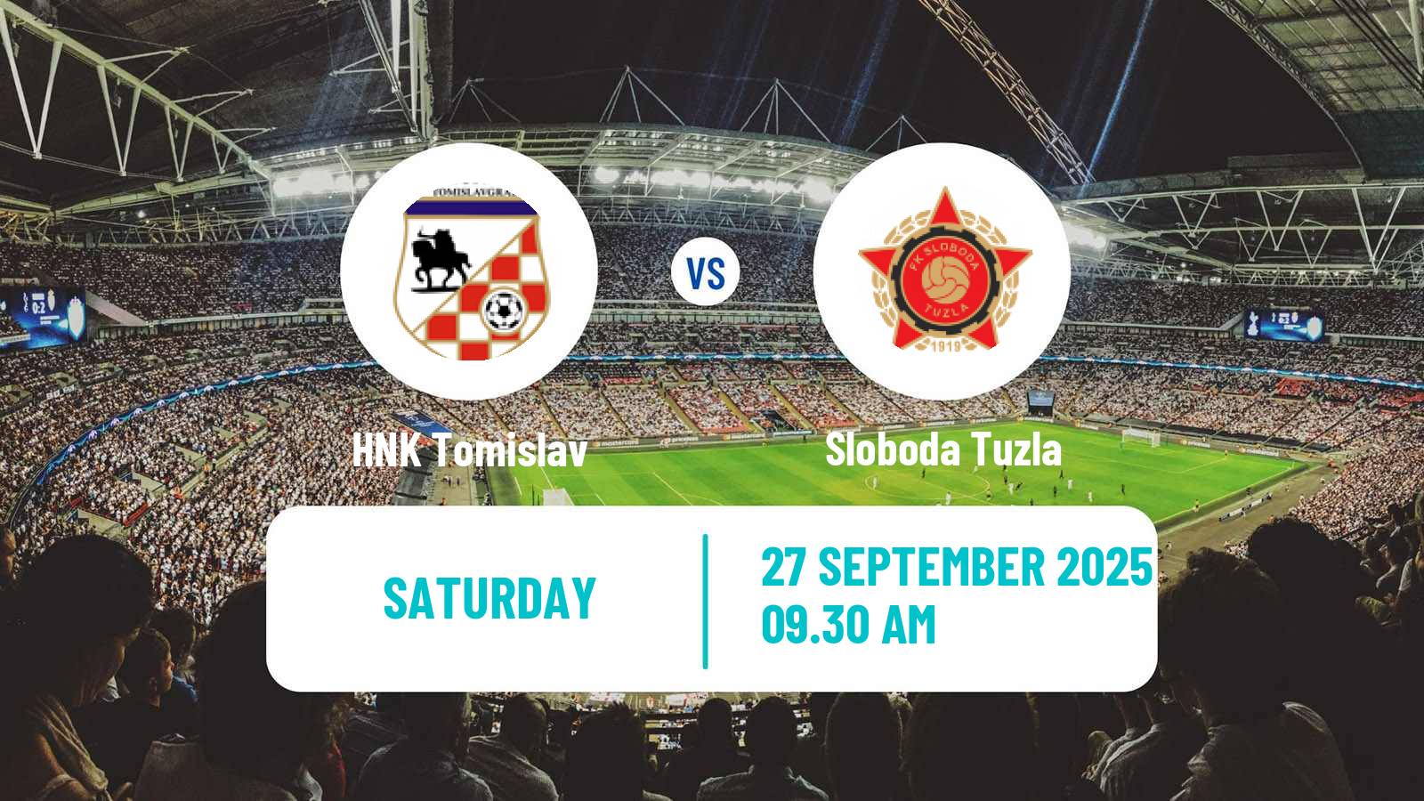 Football Bosnian Prva Liga FBiH Tomislav - Sloboda Tuzla