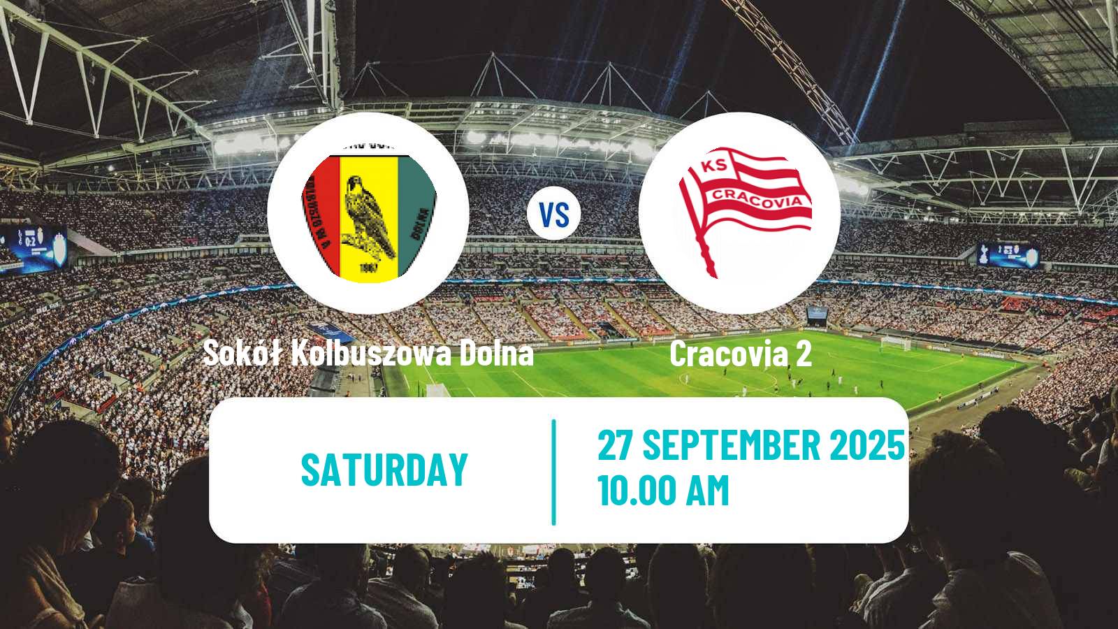 Football Polish Division 3 - Group IV Sokół Kolbuszowa Dolna - Cracovia 2