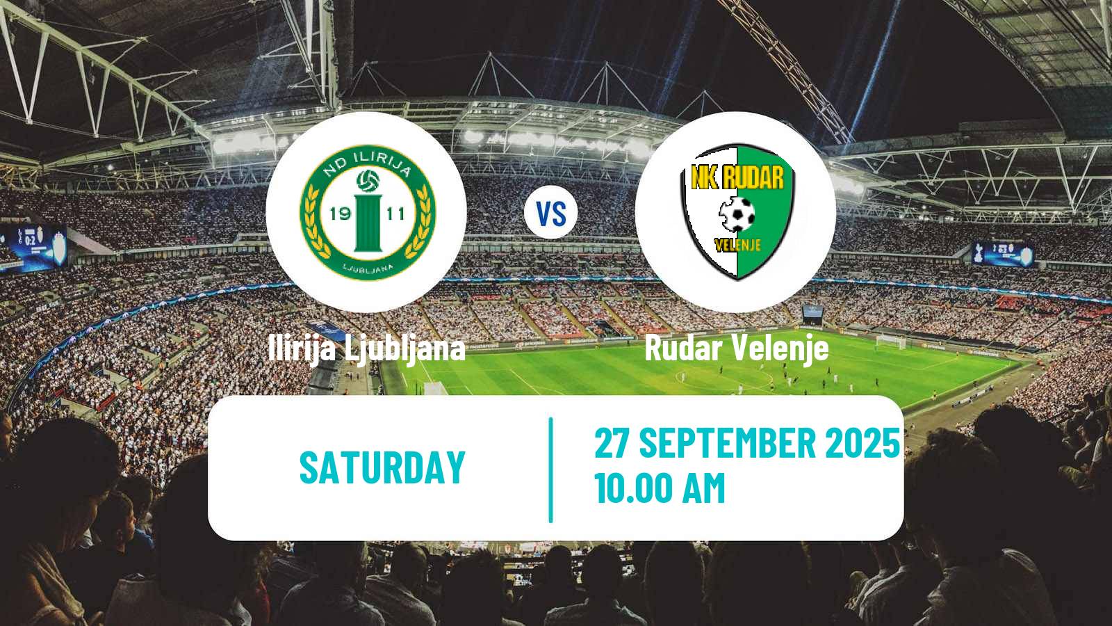 Football Slovenian 2 SNL Ilirija Ljubljana - Rudar Velenje