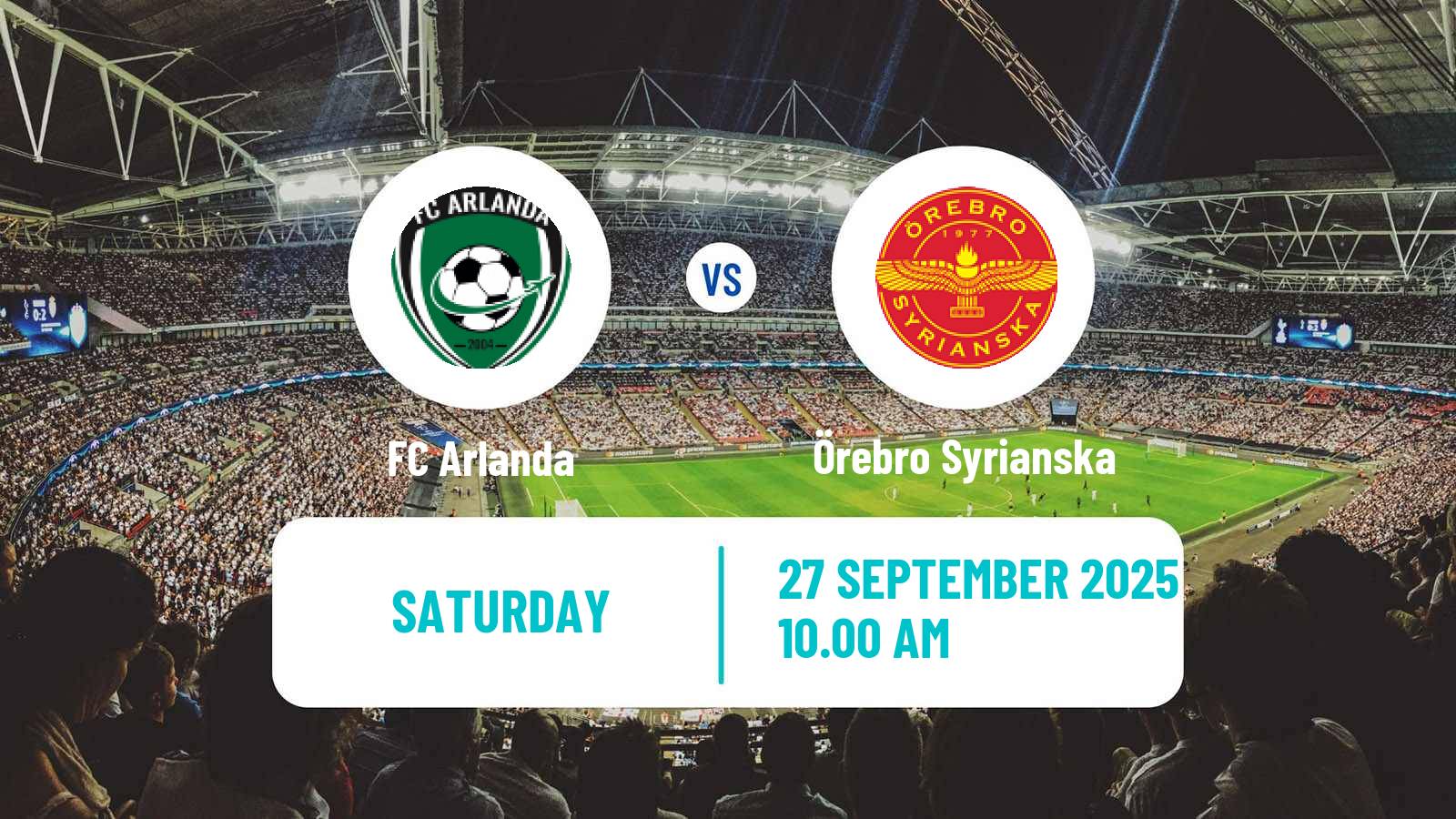 Football Swedish Division 1 Norra Arlanda - Örebro Syrianska