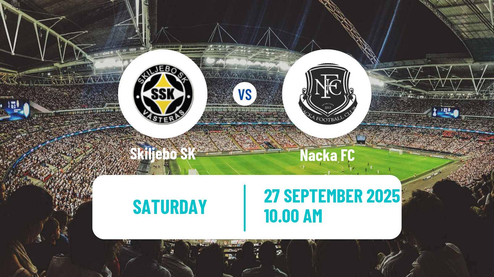 Football Swedish Division 2 - Norra Svealand Skiljebo - Nacka FC