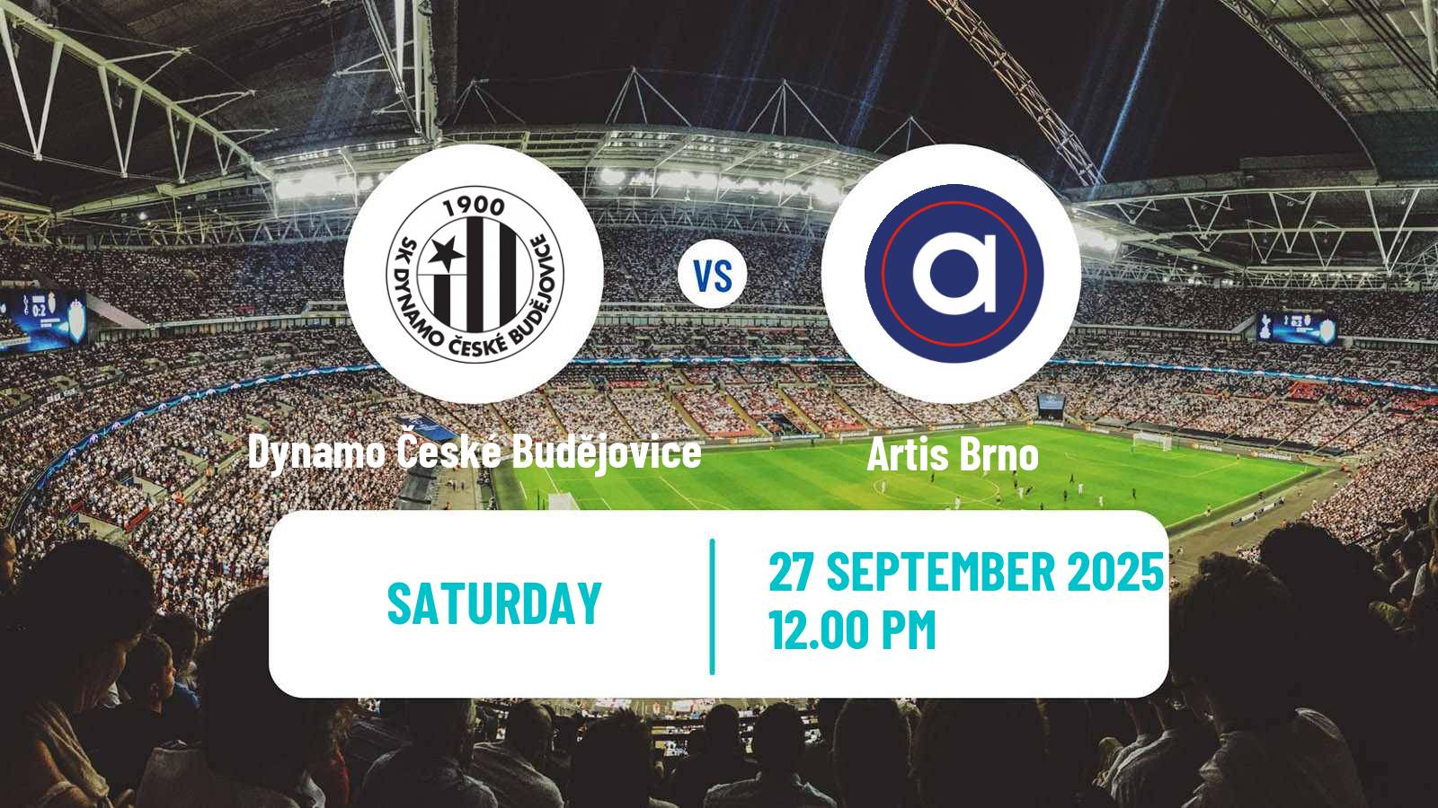 Football Czech Division 2 Dynamo České Budějovice - Artis Brno