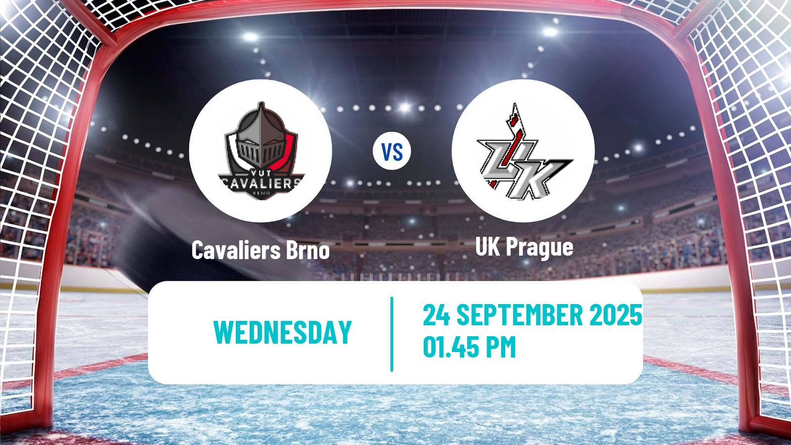Hockey Czech ULLH Cavaliers Brno - UK Prague