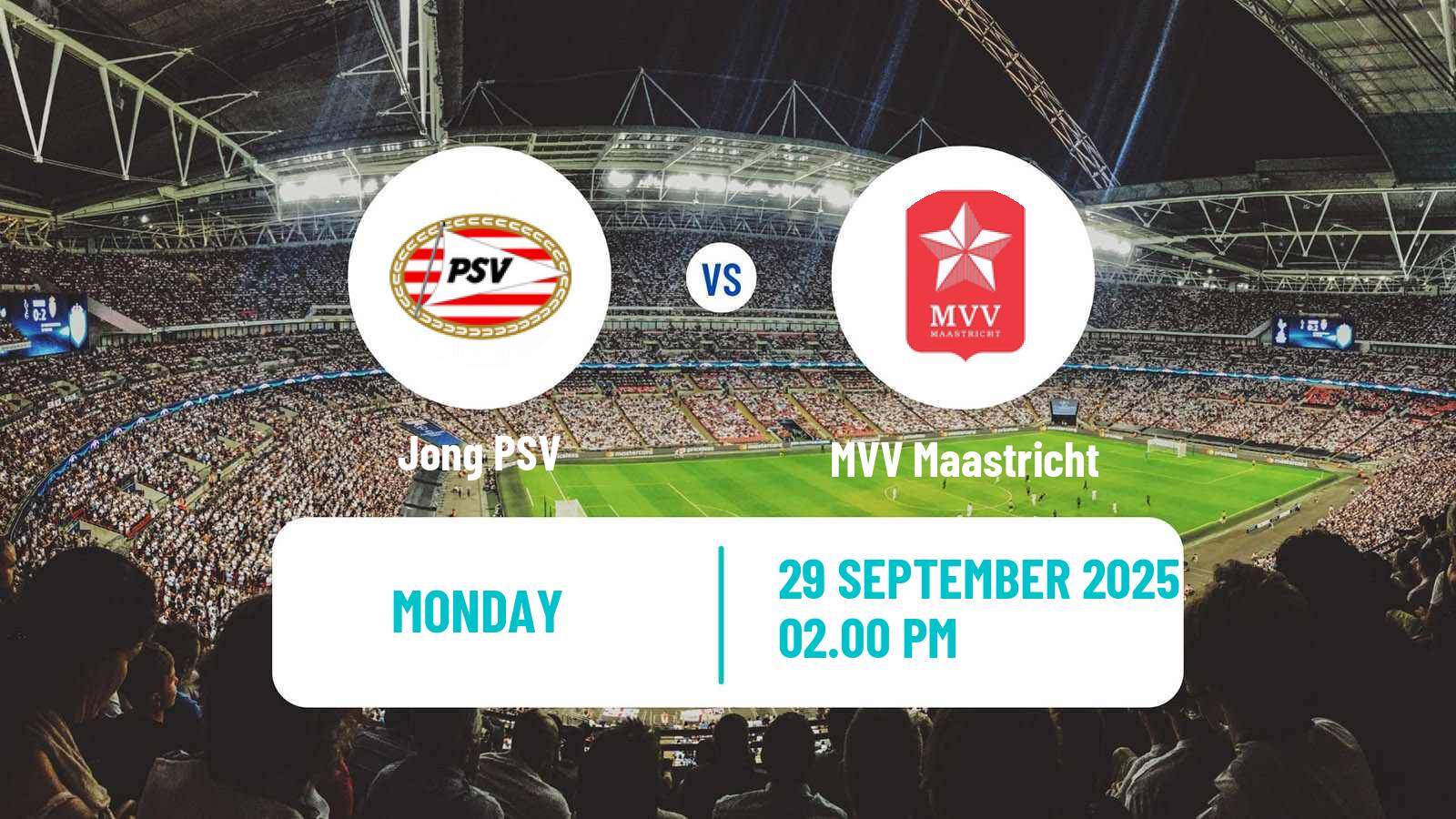 Football Dutch Eerste Divisie Jong PSV - MVV Maastricht