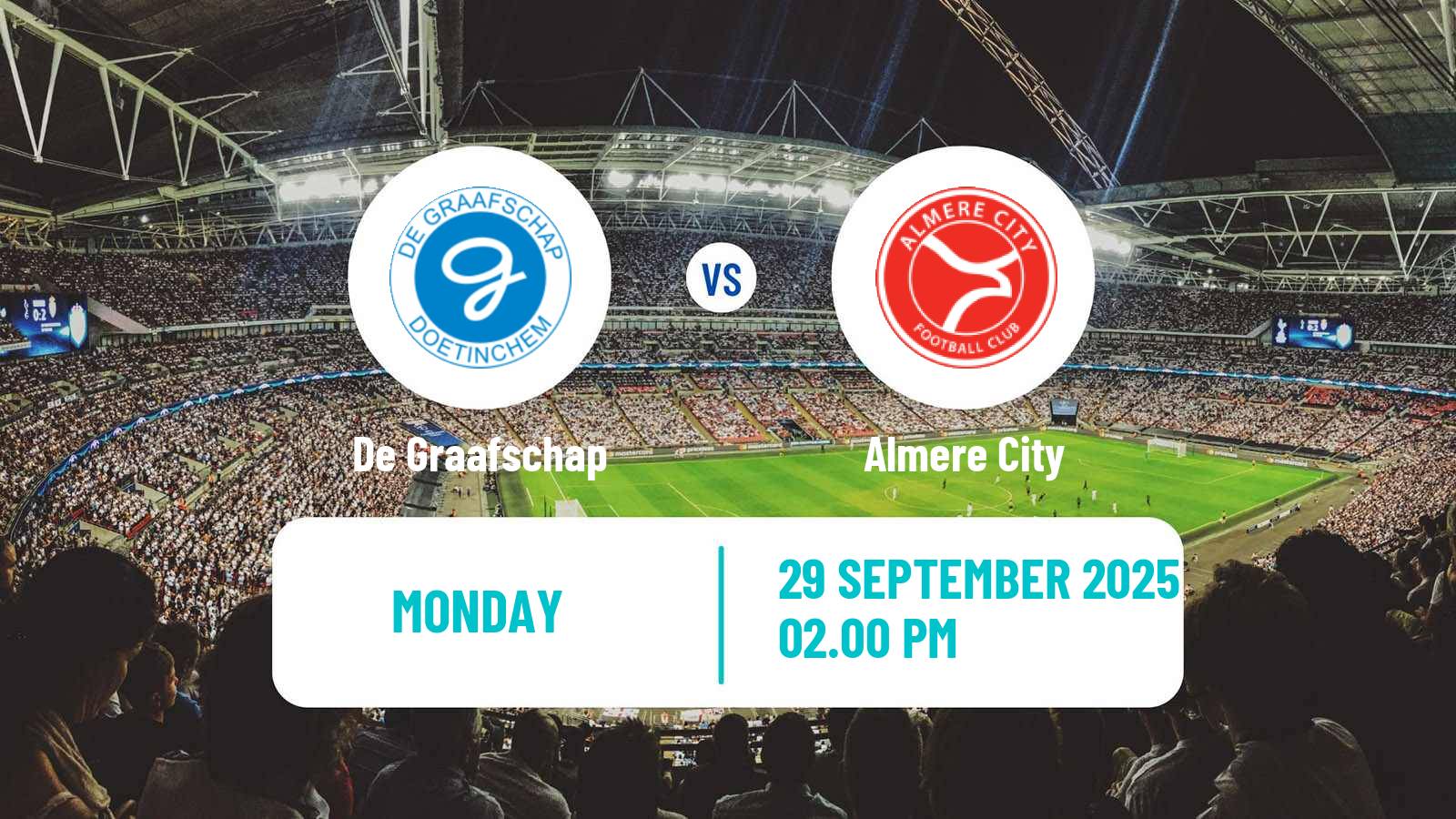 Football Dutch Eerste Divisie De Graafschap - Almere City