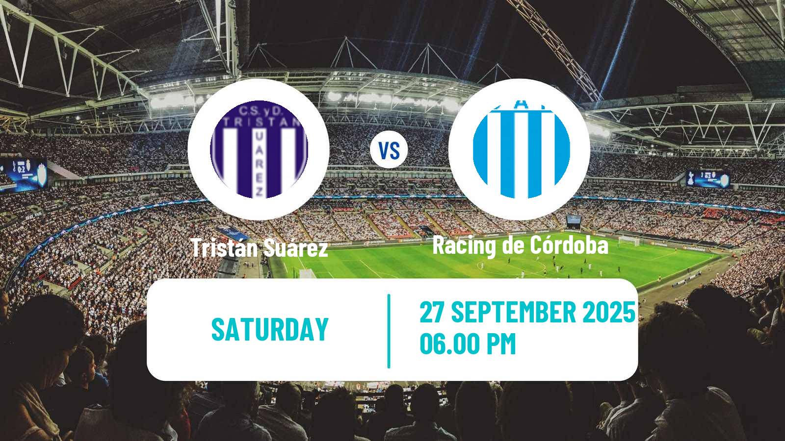 Football Argentinian Primera Nacional Tristán Suárez - Racing de Córdoba