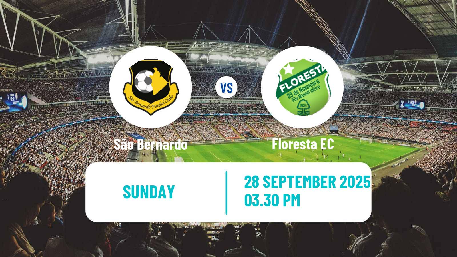 Football Brazilian Serie C São Bernardo - Floresta